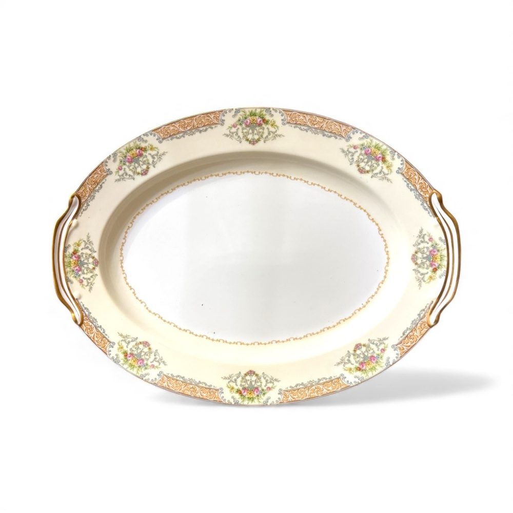 NORITAKE Occupied Japan Porcelain Serving Platter